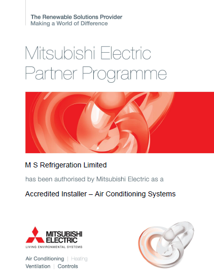 certificate of mitsubishi electric partner programme